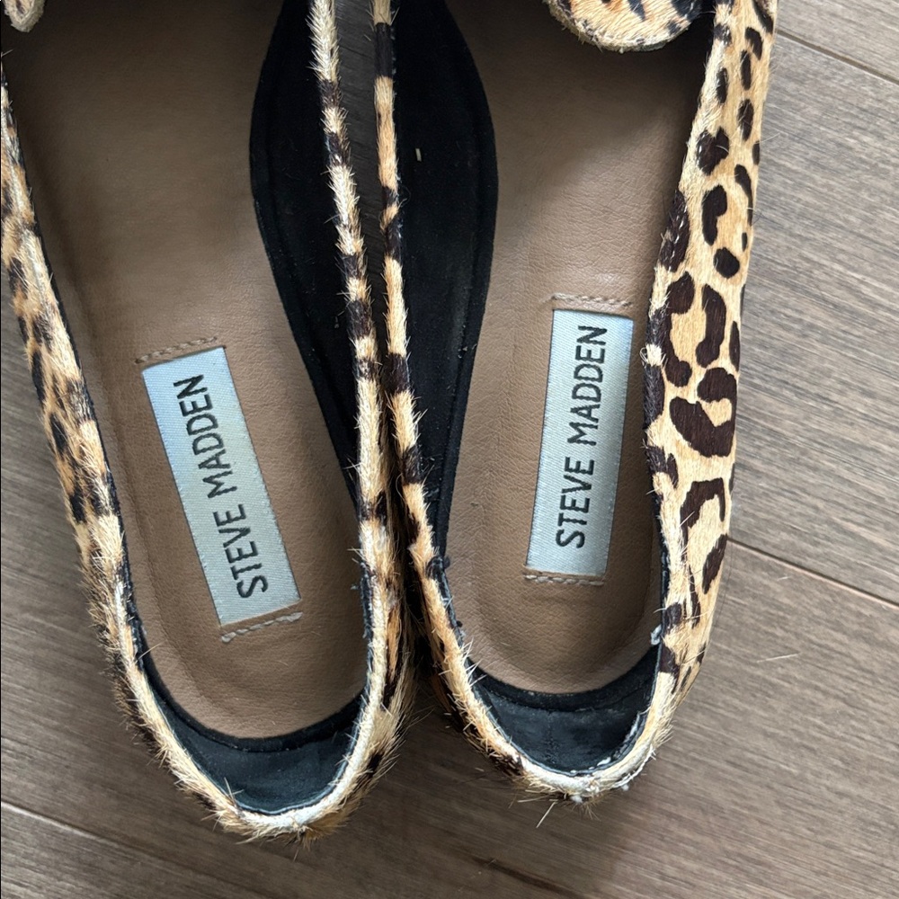 Steve Madden Leopard Print Loafers - Picture 7 of 7